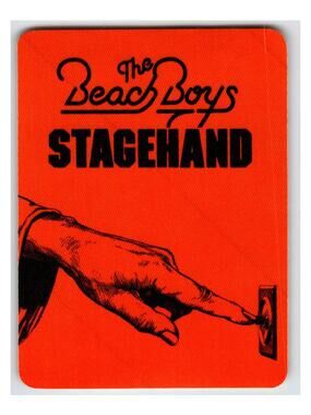 The Beach Boys STAGEHAND Sticker Decal Fasson Crack'n Peel Plus Music Band